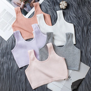 2024 New Teen Girls Bra Lace Young Girls Underwear Comfortable Puberty Teenage Training Bras Padded Teens Bras Lingerie