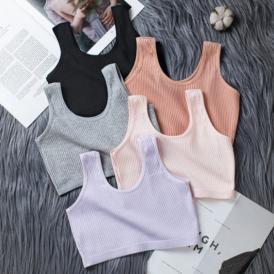 2024 New Teen Girls Bra Lace Young Girls Underwear Comfortable Puberty Teenage Training Bras Padded Teens Bras Lingerie - FigureVerse