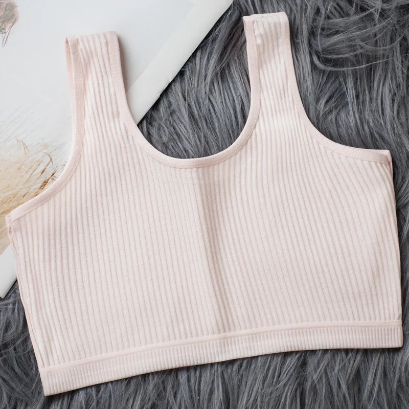2024 New Teen Girls Bra Lace Young Girls Underwear Comfortable Puberty Teenage Training Bras Padded Teens Bras Lingerie - FigureVerse