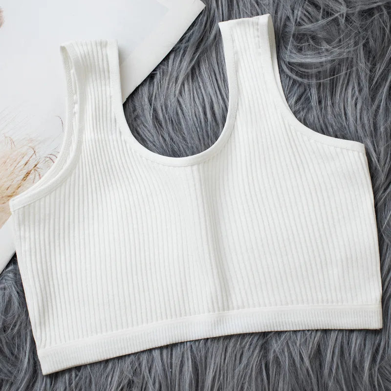 2024 New Teen Girls Bra Lace Young Girls Underwear Comfortable Puberty Teenage Training Bras Padded Teens Bras Lingerie - FigureVerse