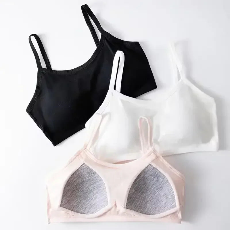 Bra for Girls Underwear Lingerie Kids Teens Teenage Young Adolescente 7-15T Student Cotton Teen Girls Clothing - FigureVerse