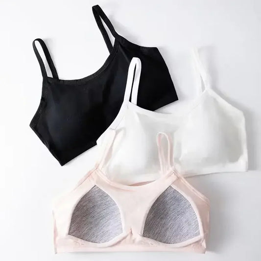 Bra for Girls Underwear Lingerie Kids Teens Teenage Young Adolescente 7-15T Student Cotton Teen Girls Clothing - FigureVerse