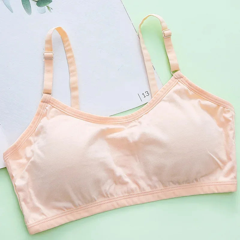 Bra for Girls Underwear Lingerie Kids Teens Teenage Young Adolescente 7-15T Student Cotton Teen Girls Clothing - FigureVerse
