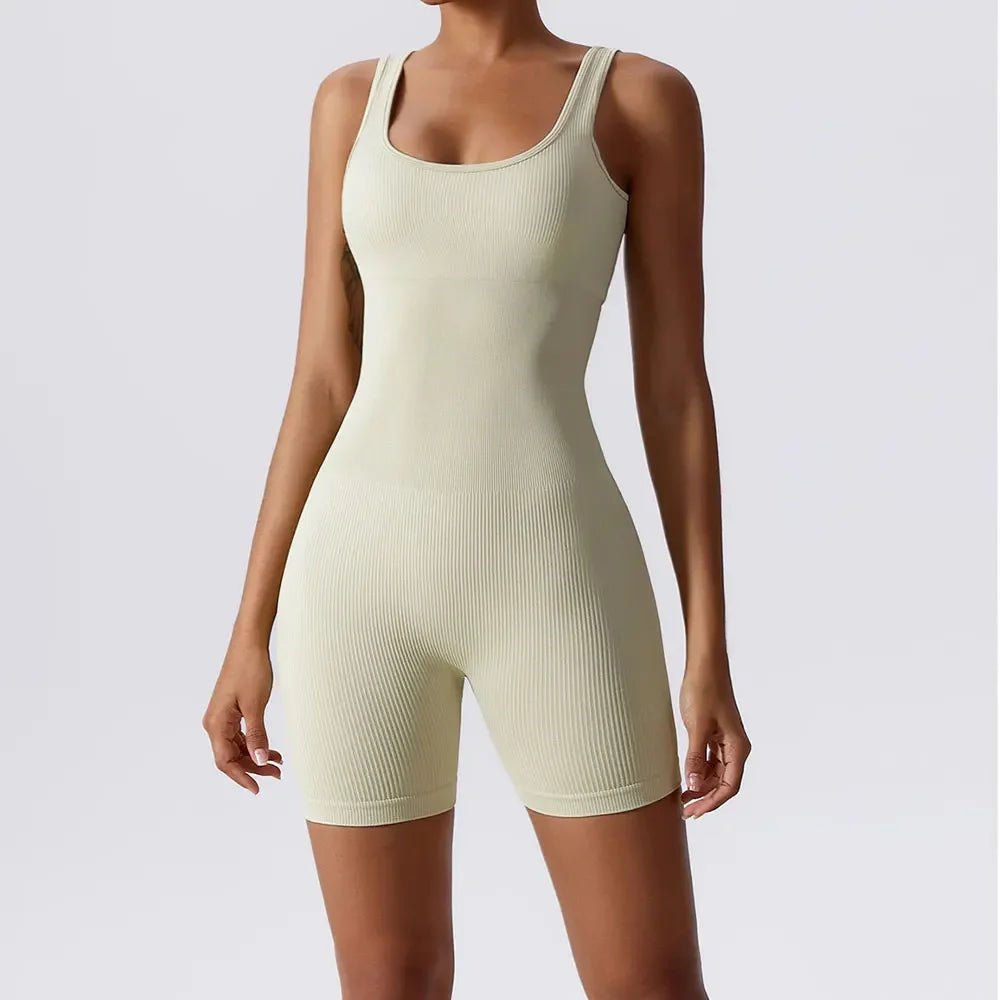 Breathable Women's Seamless Yoga Top - Quick Dry Acetate Knit - FigureVerse