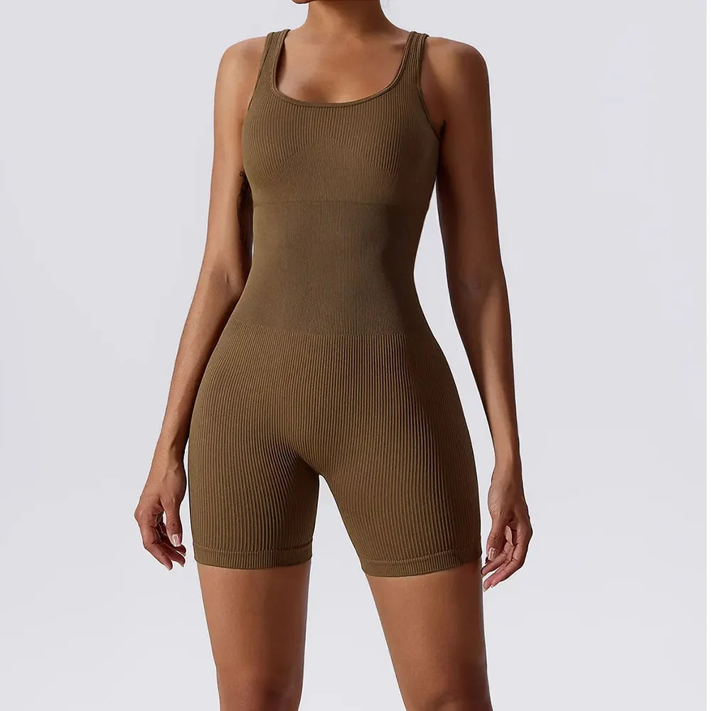 Breathable Women's Seamless Yoga Top - Quick Dry Acetate Knit - FigureVerse