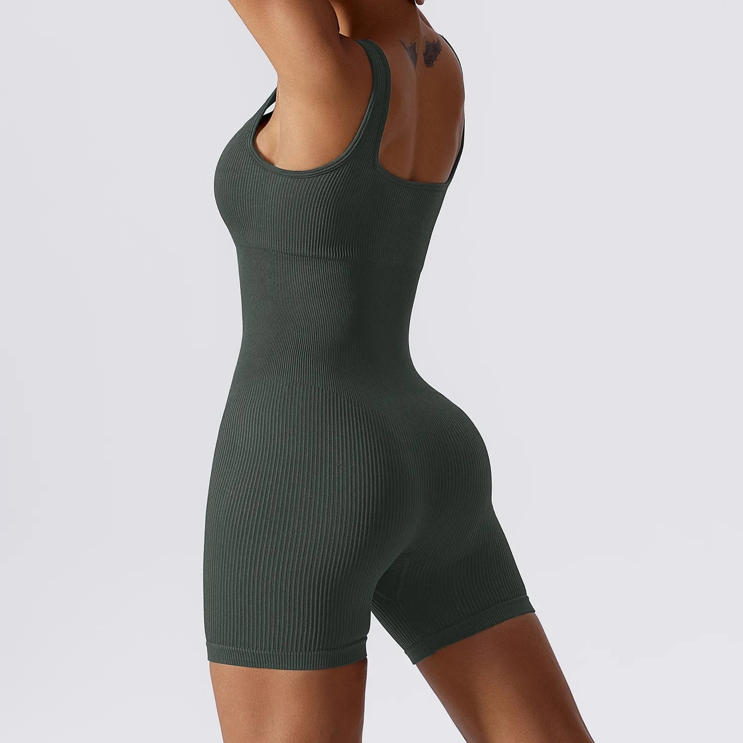 Breathable Women's Seamless Yoga Top - Quick Dry Acetate Knit - FigureVerse