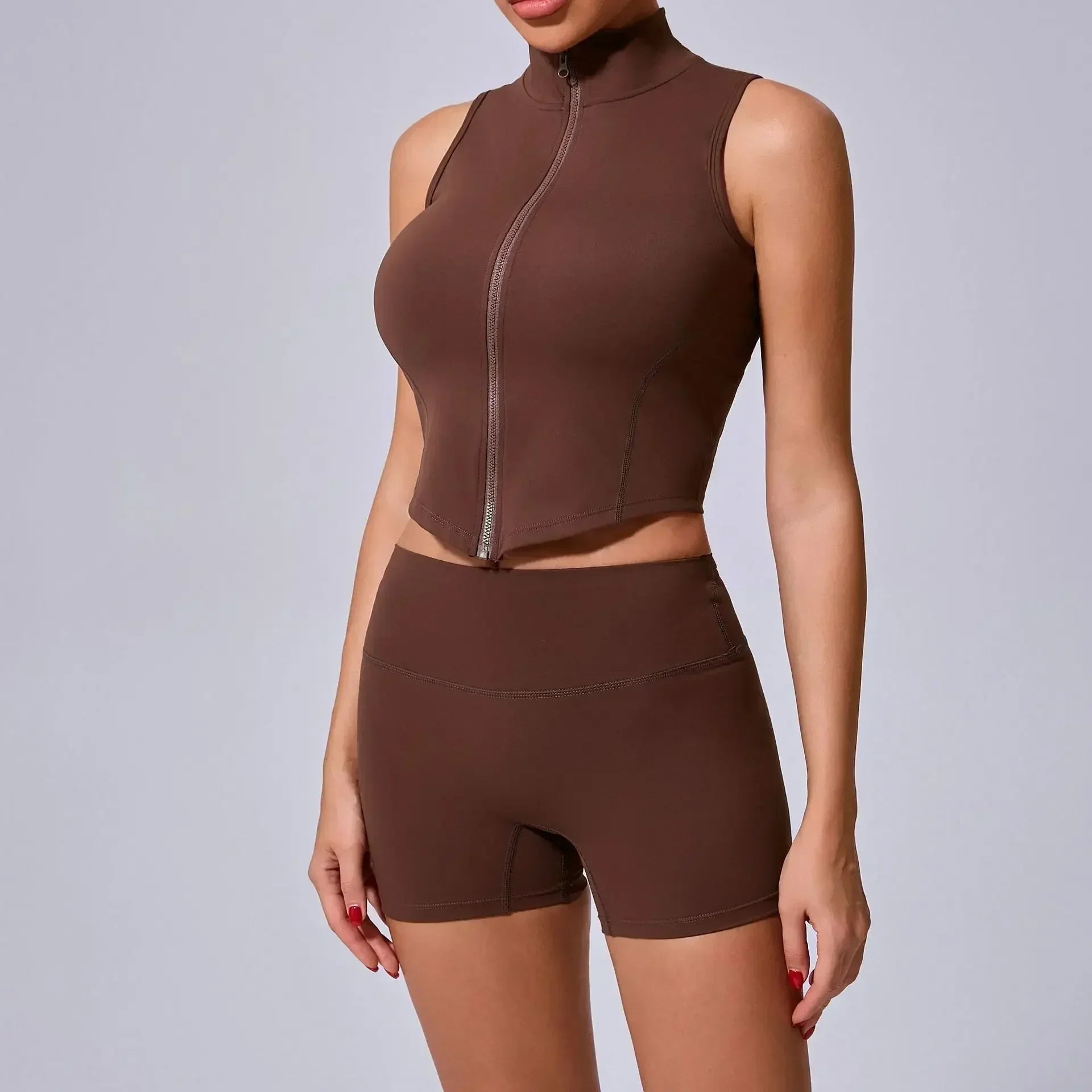 DAILOU Women's Seamless Yoga Set - Breathable & Quick Dry - FigureVerse