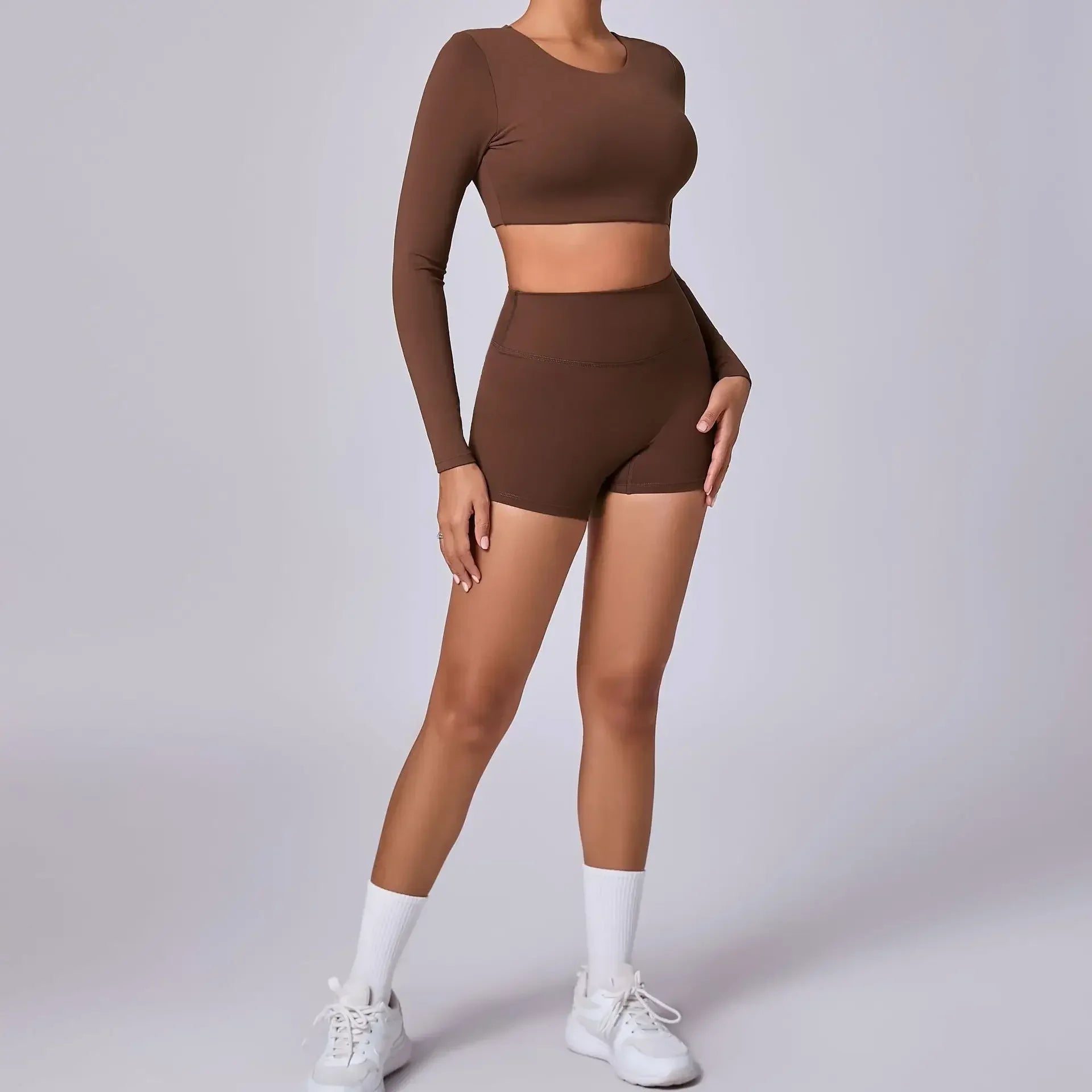 EcoFit Women's Quick-Dry Yoga Set: Breathable & Seamless - FigureVerse