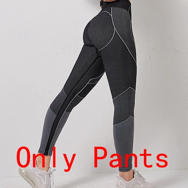Opdamyi Women's Quick-Dry Geometric Yoga Set - FigureVerse
