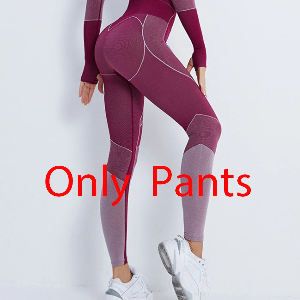 Opdamyi Women's Quick-Dry Geometric Yoga Set - FigureVerse