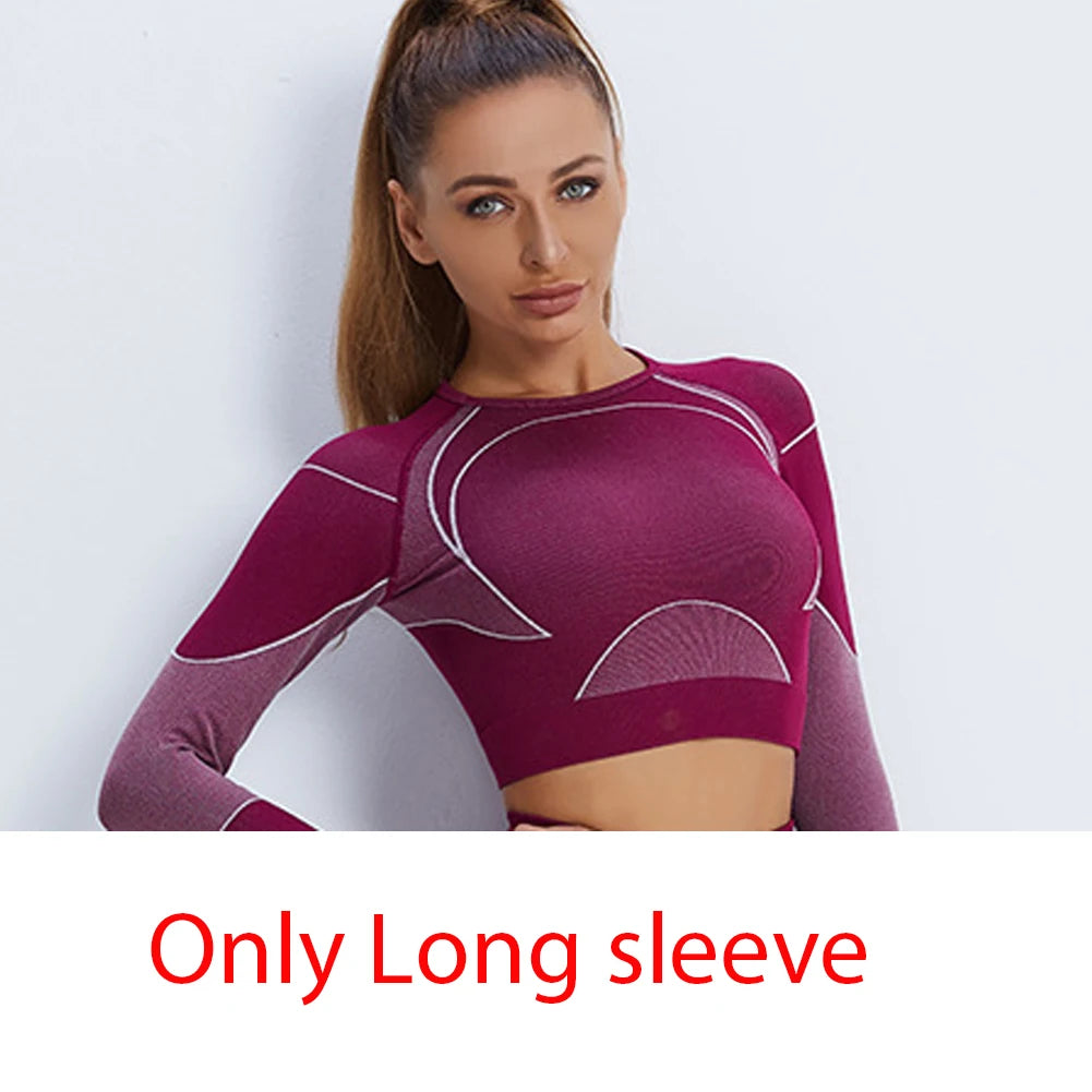 Opdamyi Women's Quick-Dry Geometric Yoga Set - FigureVerse