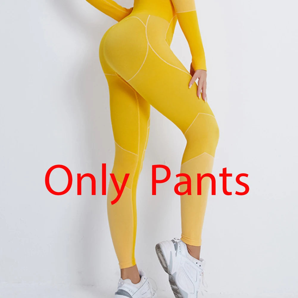 Opdamyi Women's Quick-Dry Geometric Yoga Set - FigureVerse