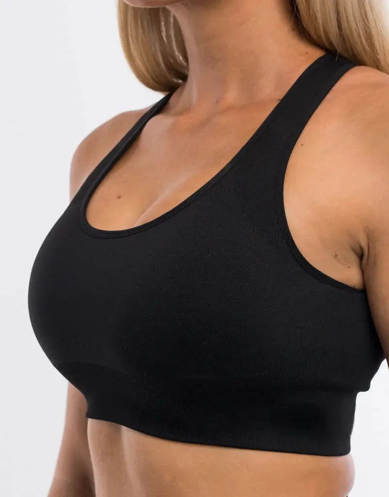 Pericic Seamless Top Backless Bra Without Bones Female Underwear Women Cropped Tank Top Jogging Bra Women Crop Top Sportwear - FigureVerse