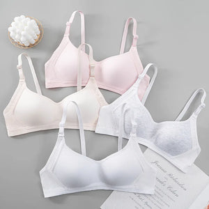 Selfless Mother Girls' Plaid Cotton-Acrylic Training Bra