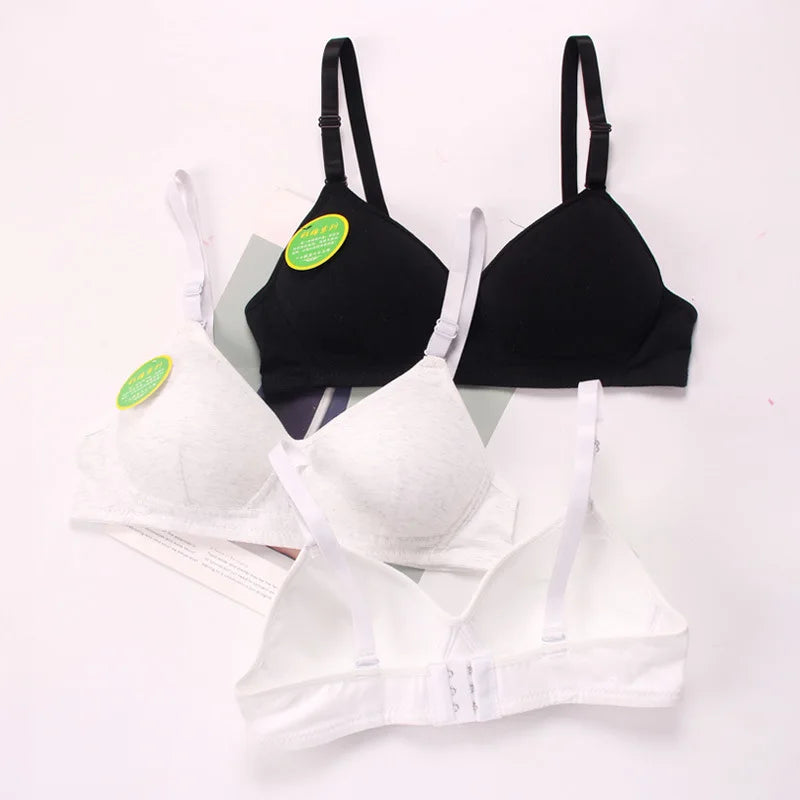 Teenage Girl Underwear Puberty Young Girls Small Bras Children Teens Training Bra for Kids Teenagers Lingerie - FigureVerse