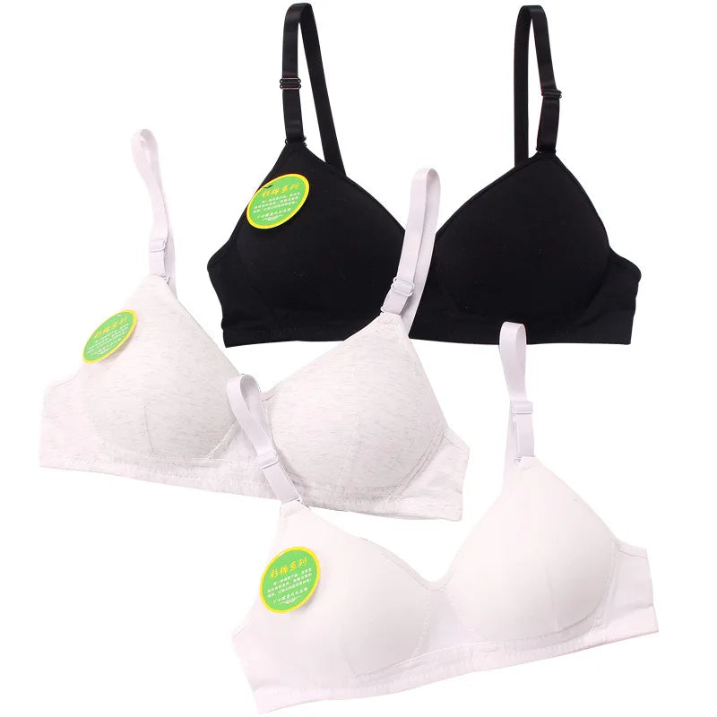 Teenage Girl Underwear Puberty Young Girls Small Bras Children Teens Training Bra for Kids Teenagers Lingerie - FigureVerse