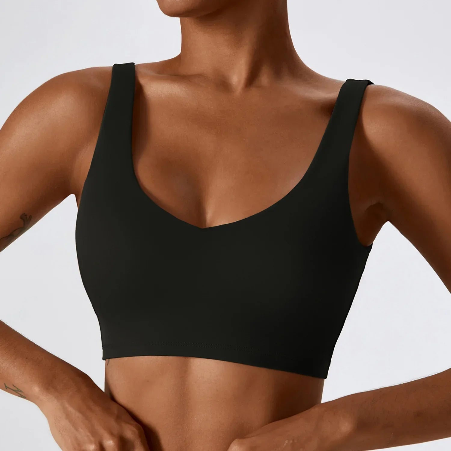 Women Sports Underwear High Support Impact Breathable Fitness Bra Gym Yoga Top Workout Clothes Push Up Corset Padded Activewear - FigureVerse