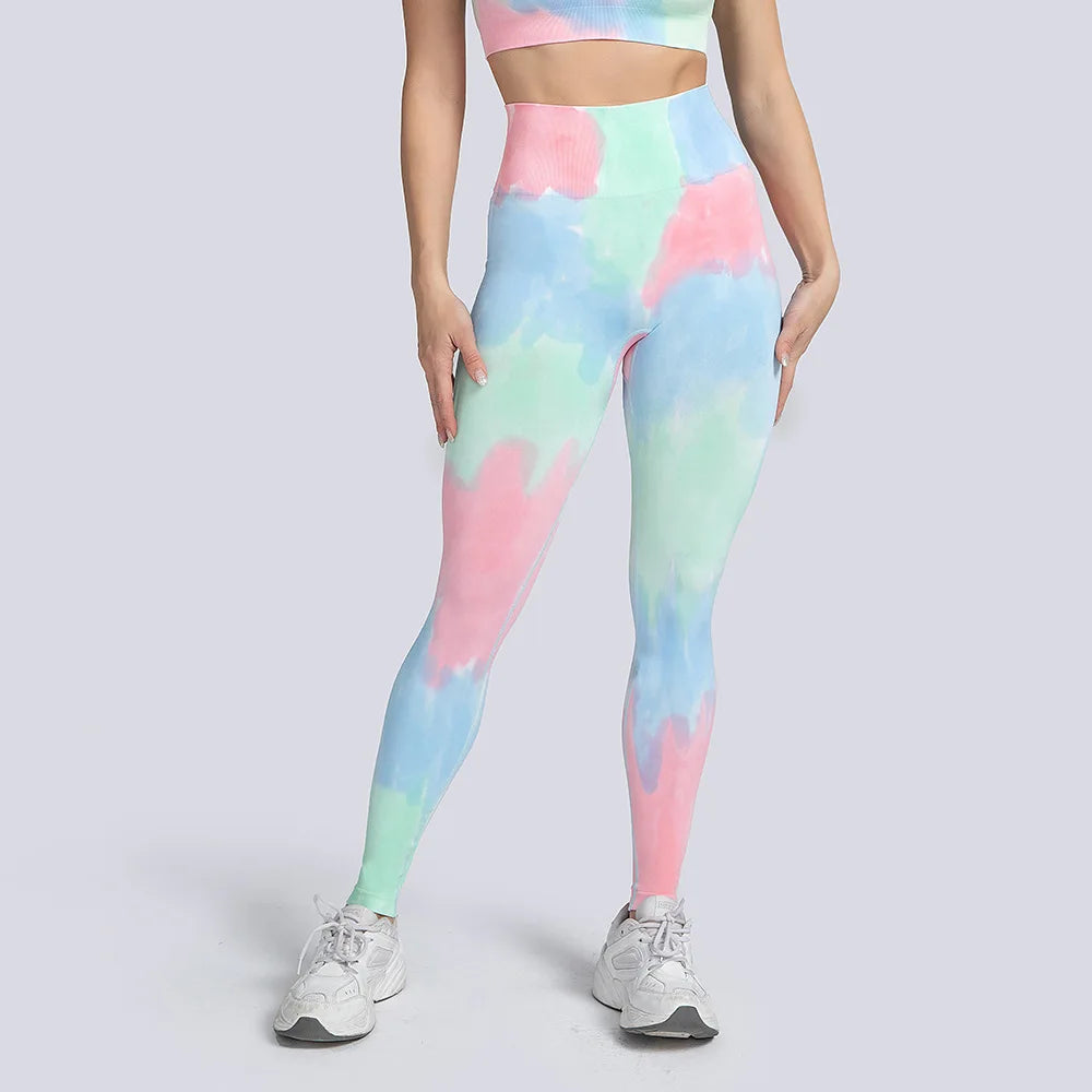 Women's Geometric Yoga Set - Quick Dry, Eco-Friendly Spandex - FigureVerse