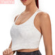 YISHILIYA Women's Breathable Quick-Dry Yoga Bra with Adjustable Straps - FigureVerse