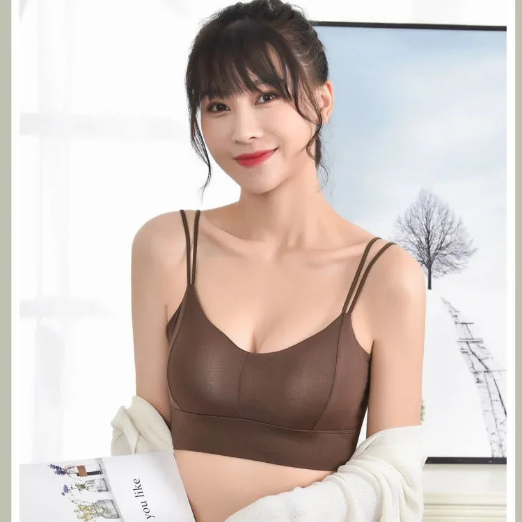Yunyiwa Quick Dry Yoga Bra - Seamless, U-Shape, Detachable Pads - FigureVerse