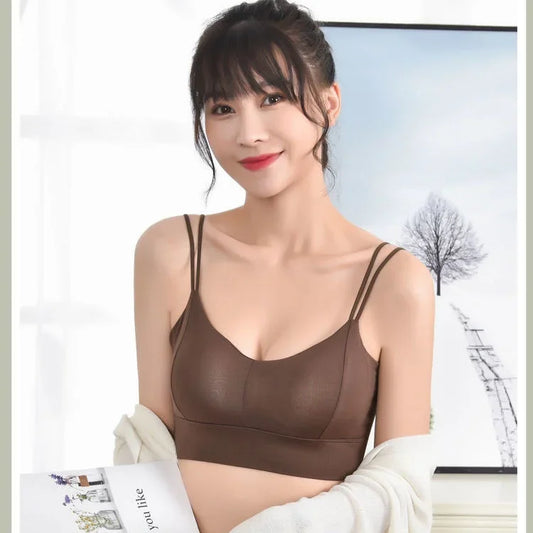 Yunyiwa Quick Dry Yoga Bra - Seamless, U-Shape, Detachable Pads - FigureVerse