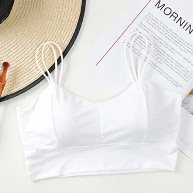 Yunyiwa Quick Dry Yoga Bra - Seamless, U-Shape, Detachable Pads - FigureVerse